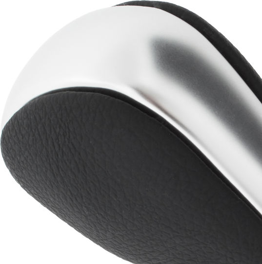 BMW 1 E81 E82 E87 E88 04-13 Automatik Schaltknopf Schwarz + Silber Kurzer Wählhebel