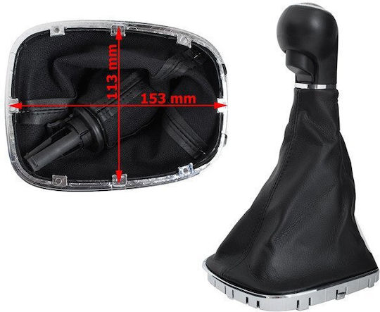 Opel Corsa D 2006 Black Gear Shift Knob + 5-speed Gasket