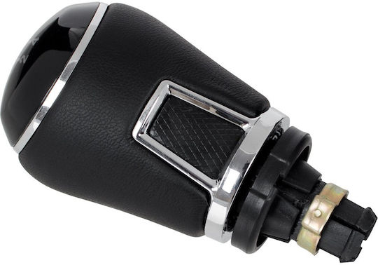 Vw Passat B6 06-11 Schwarzes Leder 5-Gang Schaltknopf