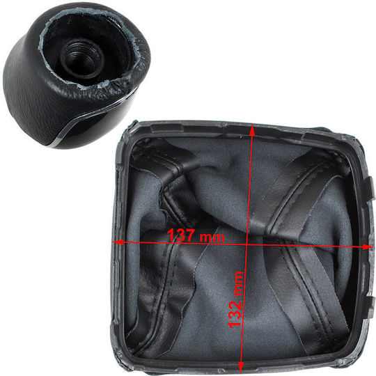 Ford Mondeo IV 07-15 6-Gang Schaltknopf + Schaltknauf Abdeckboot 2 Stück Set