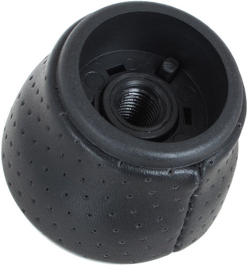 Hyundai Coupe 02-08 Gear Shift Knob Black Leather + Grey + Silver 6 Speed