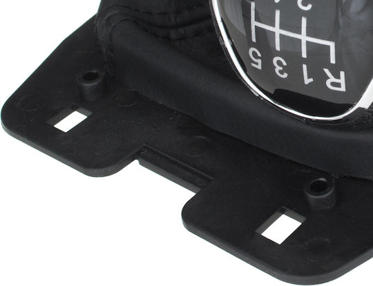 Ford Ecosport Ii 12-17 Black Gear Shift Knob + Boot Frame 6 Speeds