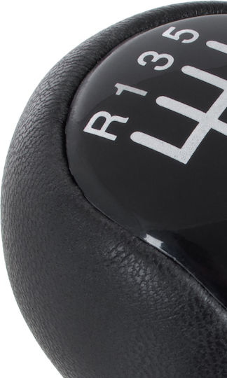 Ford Fiesta V Mk6 01-10 Gear Shift Knob Black Eco Leather 6 Speed