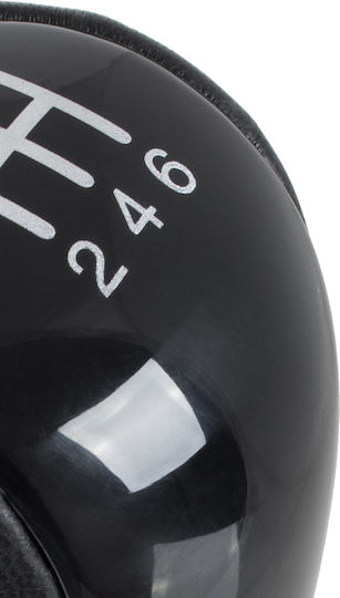 Ford Fiesta V Mk6 01-10 Gear Shift Knob Black Eco Leather 6 Speed