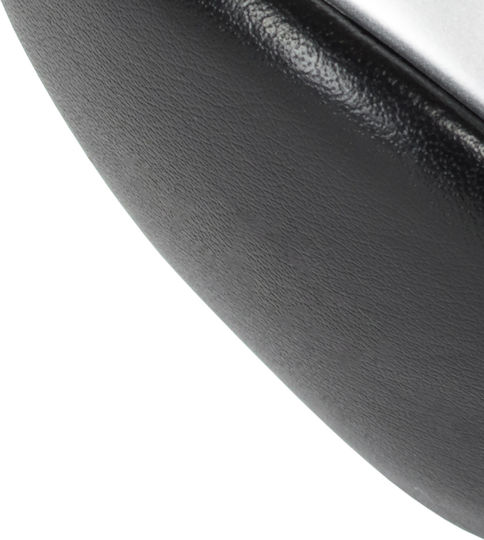 Renault Laguna Iii 07-15 6-speed Gear Shift Knob Black Eco Leather + Silver