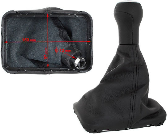 Vw New Beetle 98-12 Black Gear Shift Knob + 5-speed Gasket
