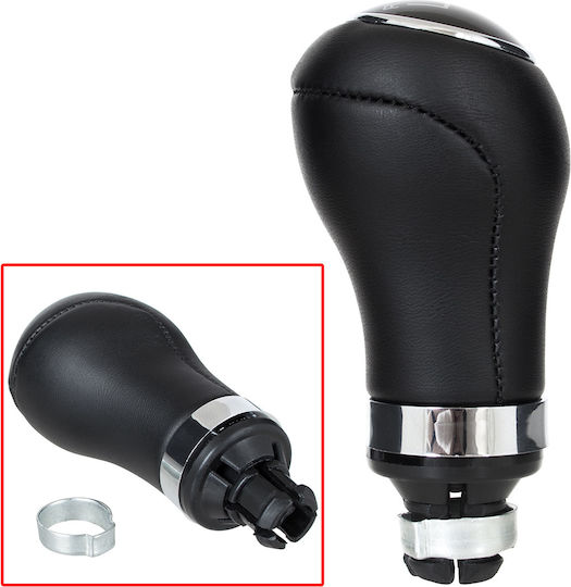 Audi A1 A2 A3 A4 A5 A6 Q3 Q5 Gear Shift Knob Black + Chrome 6 Speed