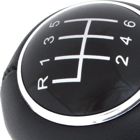 Audi A1 A2 A3 A4 A5 A6 Q3 Q5 Gear Shift Knob Black + Chrome 6 Speed