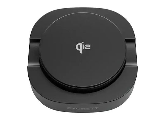 Cygnett Аσύρματος Зарядител Qi2 Черен Chargebase
