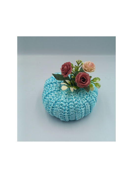 Aristourgimata Handmade Настолно Щастие За Дома Тиква Тюркоазено От Текстил 17x46см