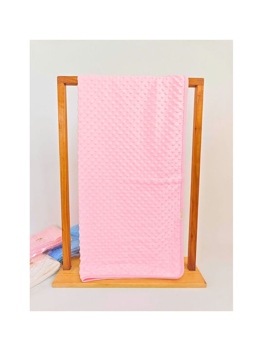SteweHome Nursery Swaddling Cotton Ecru Blanket 100x90cm