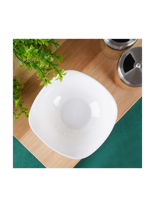 Orion Servierschale Platz Glas Weiß 15x15cm