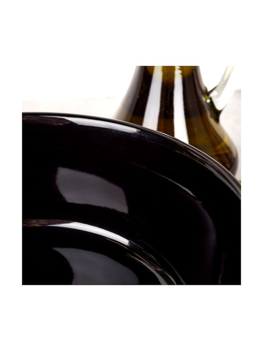 Siaki Collection Μπωλ Σερβιρίσματος Παγωτού Στρογγυλό Κεραμικό Μαύρο με Διάμετρο 9εκ.