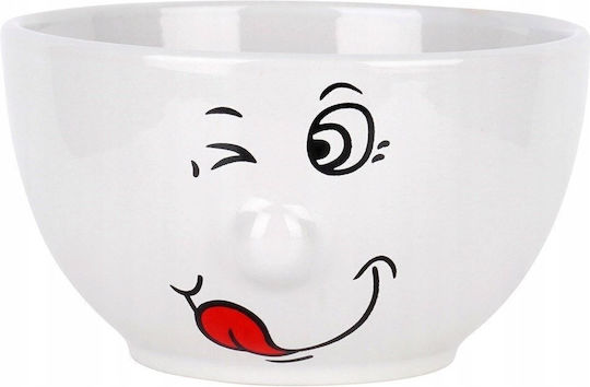Siaki Collection Round White Ceramic Serving Bowls Diameter 13.5cm 6 Pieces