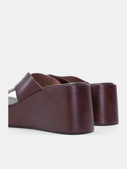 Platforme Dama Tip Slip On Maro