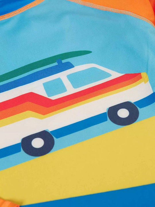 Frugi Παιδικό Μαγιό Μπλούζα με Μακρύ Μανίκι Γαλάζια