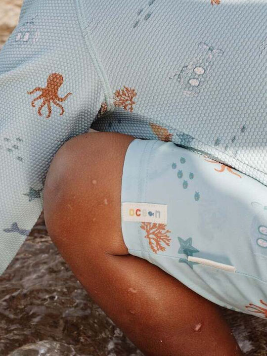 Little Dutch Kids Swimwear Swim Shorts Light Blue