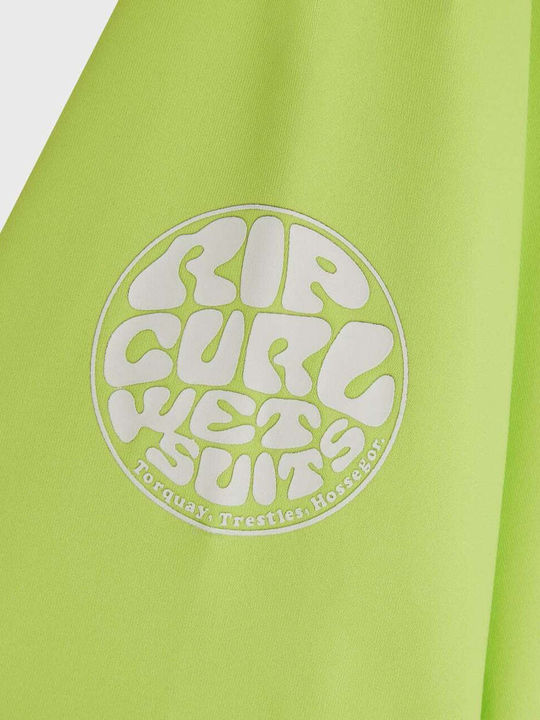 Rip Curl Kids Swimwear Rashguard Lime