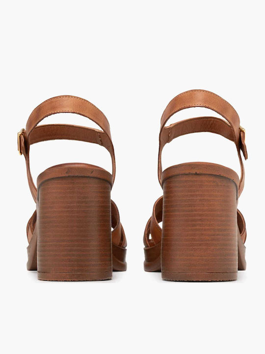 Damen Sandalen Aus Leder Goldene