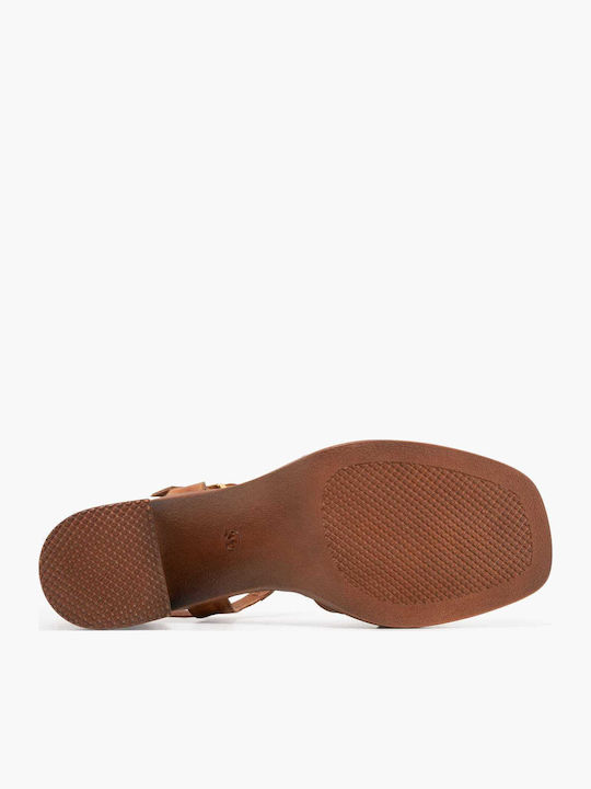 Damen Sandalen Aus Leder Goldene