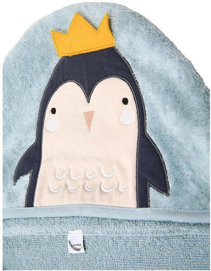 SteweHome SteweHome Baby-Badetuch mit Kapuzen Ecru 100x75cm
