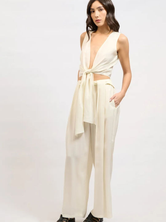 White Women's Vest