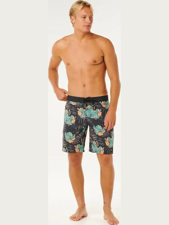 Mirage Men's Swimwear Bermuda Black With Patterns
