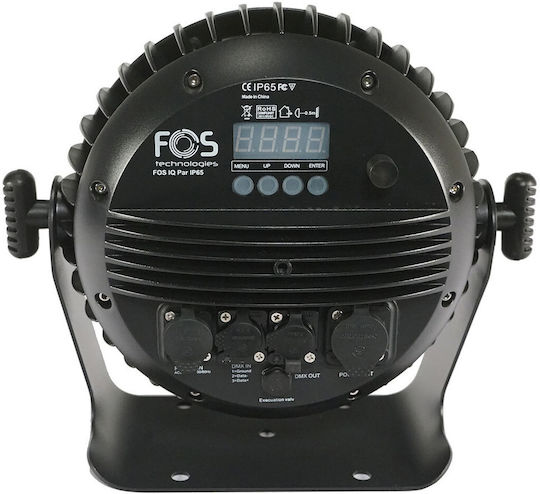 Fos Technologies Προβολέας Beam LED PAR DMX RGBW / Amber / UV / Πράσινο