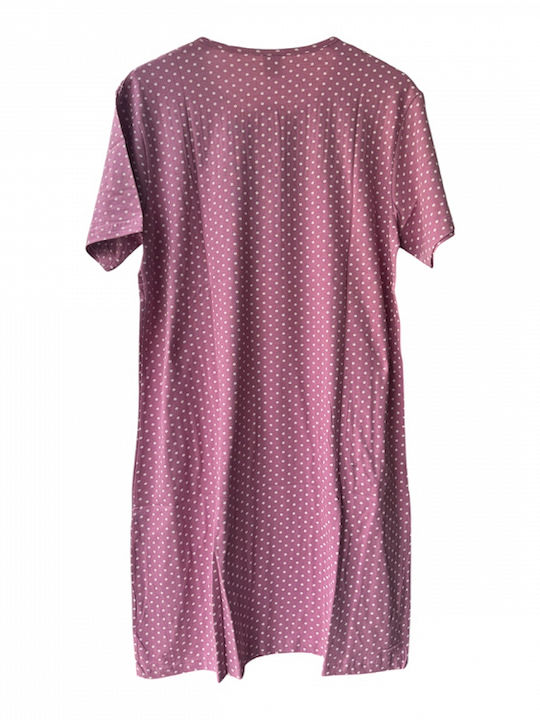 Nina Club Summer Women's Nightgown Lilac