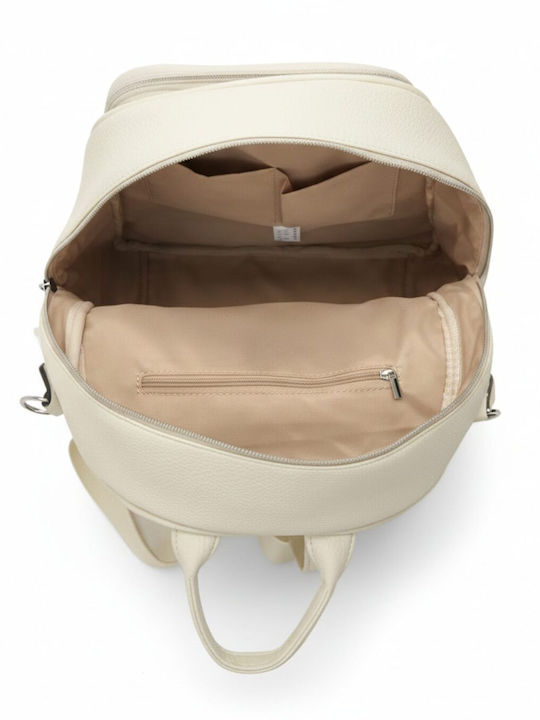 Women's Beige Backpack Bag