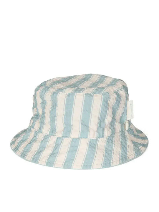 Little Dutch Kids' Fabric Sun Hat Ocean White