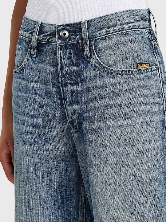 Damen Bermudas Dark Aged Denim