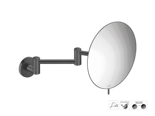 Sanco Sanco Schminkspiegel Wand 118cm Grauer MR-701-M118