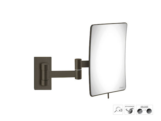 Sanco Sanco Schminkspiegel Wand 103cm Braune