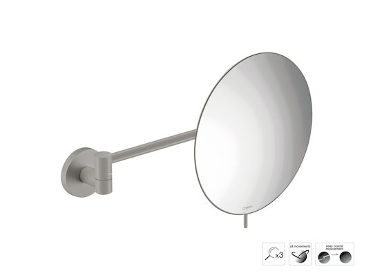 Sanco Sanco Schminkspiegel Wand 118cm Grauer MR-705-M118