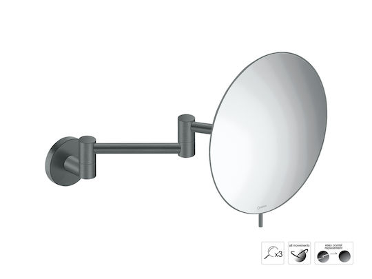 Sanco Sanco Schminkspiegel Wand Braun MR-701-A75