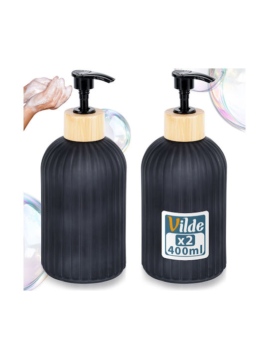 Vilde Vilde Spender Für Küche Glas Schwarz 400ml