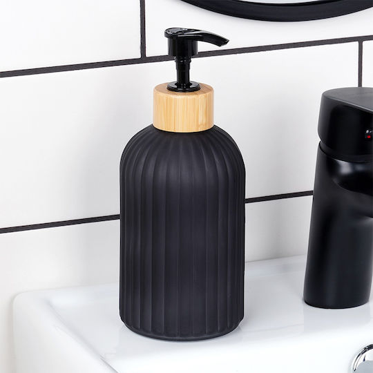 Vilde Dozator De Bucătărie Din Sticlă Negru 400ml