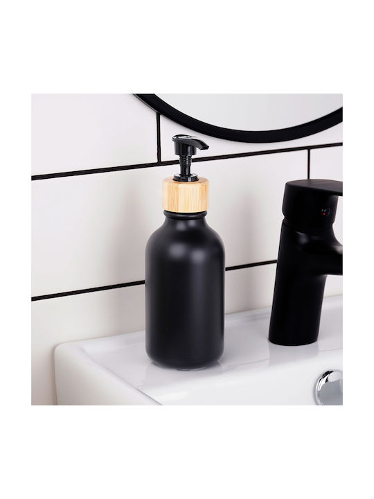 Vilde Диспенсър за Кухня от Бамбуков Черен 300ml