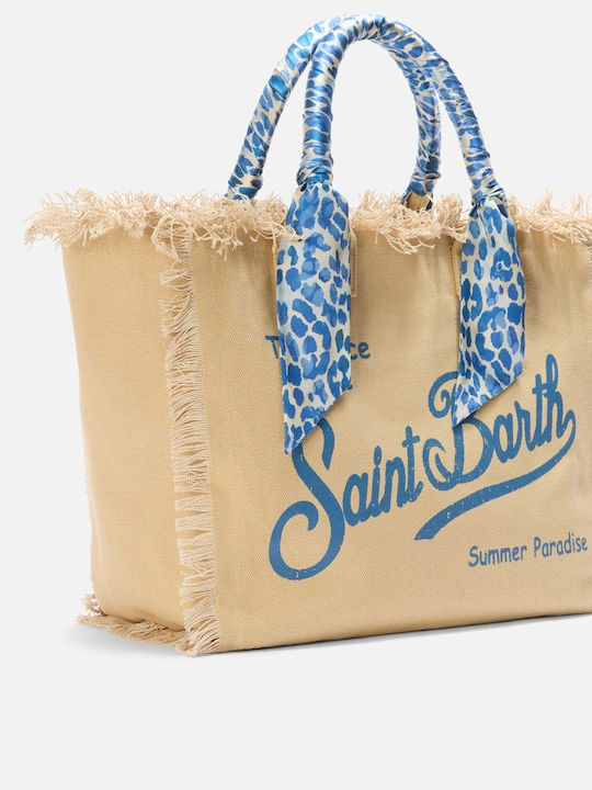 MC2 Beach Bag From Beige Canvas