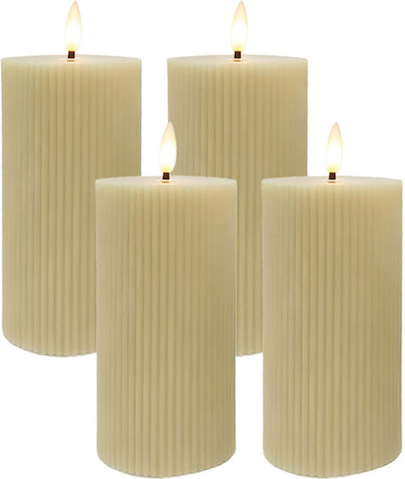 Relaxdays Φωτιστικό LED Κερί