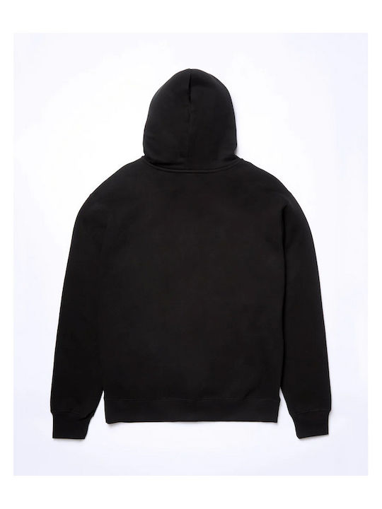 Single Hoodie Cardigan Black
