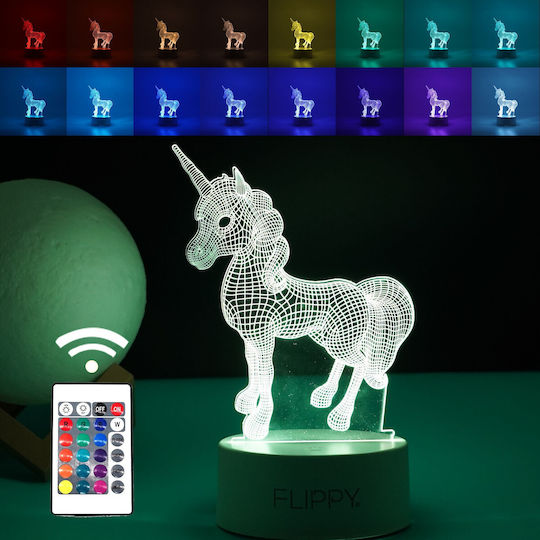 Alista Home Decorative LED Table Lamp Unicorn 3x3cm