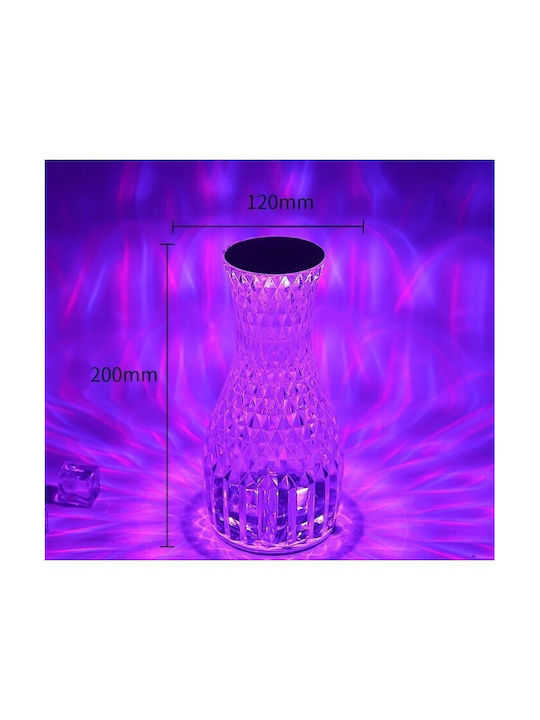 Alista Home Lămpi Decorative Pentru Masă LED RGB Vază 20x12cm