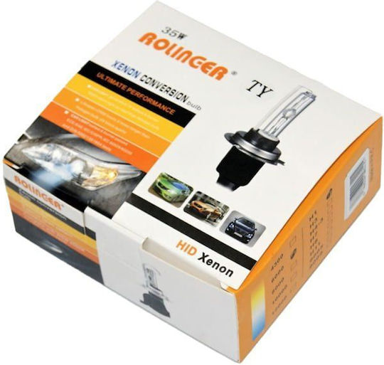 Rolinger Λάμπες Xenon Αυτοκινήτου Hid H1 35w 6000k Hid Xenon Conversion Bulb