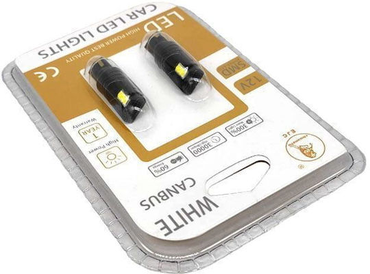 Ejc Λάμπες Αυτοκινήτου Canbus 12v 2τμχ Ψυχρό Φως – Led Light