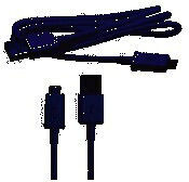 Cablu De Date Micro USB 2A 1M Wuw-x83 Blister Alb
