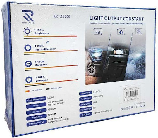 Rchang Autoscheinwerfer 3.0" 6500K 45W/55W Art:15200 2 Stück LED Linse Autoscheinwerfer 2 Stück