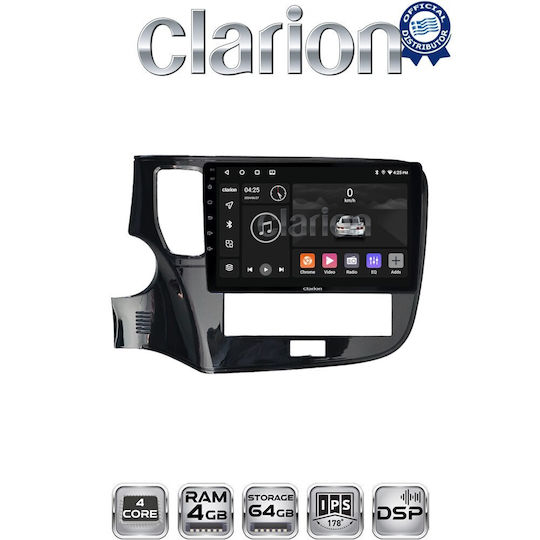 Clarion Car Audio System for Mitsubishi Outlander 2020 Bluetooth USB WiFi GPS Apple CarPlay Android Auto