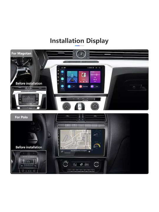 Sistem Audio Auto pentru Nissan Qashqai 2008 (Bluetooth/USB/WiFi/GPS/Apple CarPlay/Android Auto) cu Ecran Tactil 9"